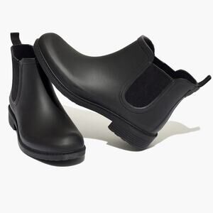 Madewell The Chelsea Rain Boot True Black - 8